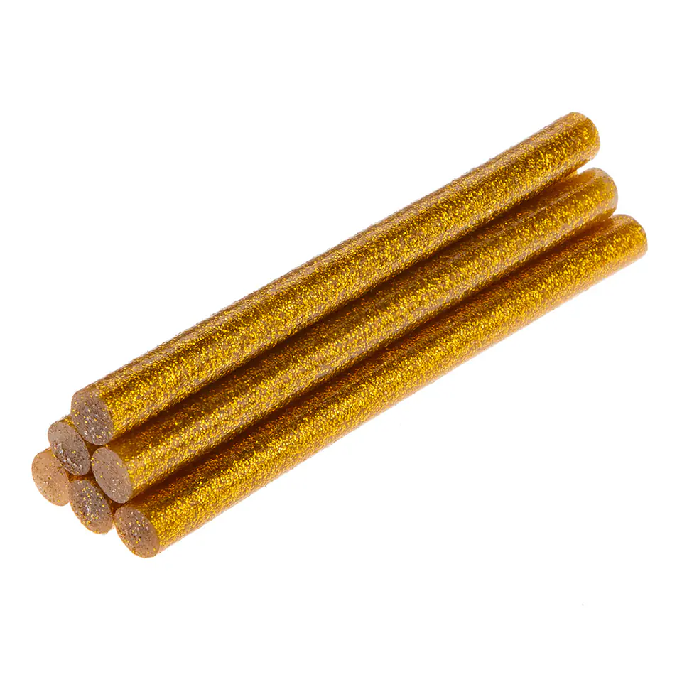 ⁨Hot glue 11mm glitter 6 pieces Topex (golden)⁩ at Wasserman.eu