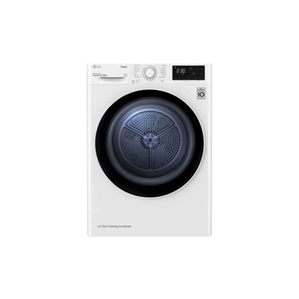 ⁨LG | RH80V3AV6N | Dryer Machine | Energy efficiency class A++ | Front loading | 8 kg | LED | Depth 69 cm | Wi-Fi | White⁩ w sklepie Wasserman.eu