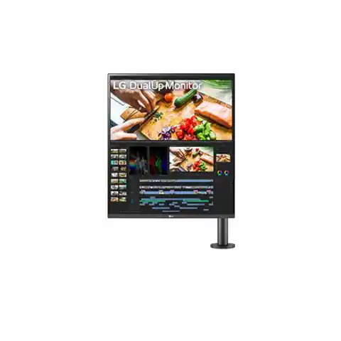⁨LG DualUp Monitor 28MQ780 27,6 ", IPS, SDQHD, 2560x2880, 16:18, 5 ms, 300 cd/m², czarny, 60 Hz, porty HDMI ilość 2 szt.⁩ w sklepie Wasserman.eu