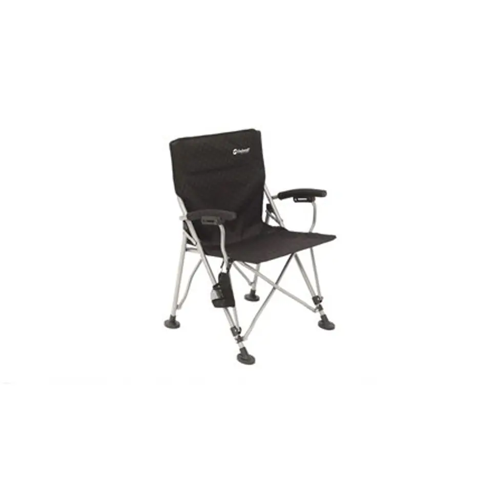 ⁨Outwell Arm Chair Campo 125 kg, Black, 100% polyester⁩ at Wasserman.eu