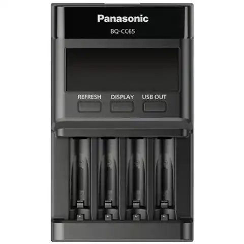 ⁨Panasonic Ładowarka do akumulatorów ENELOOP Pro BQ-CC65E AA/AAA, 2 godz.⁩ w sklepie Wasserman.eu