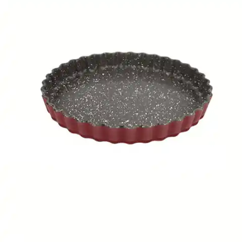 ⁨Stoneline Quiche and tarte dish 21550 1.3 L, 27 cm, Borosilicate glass, Red, Dishwasher proof⁩ at Wasserman.eu