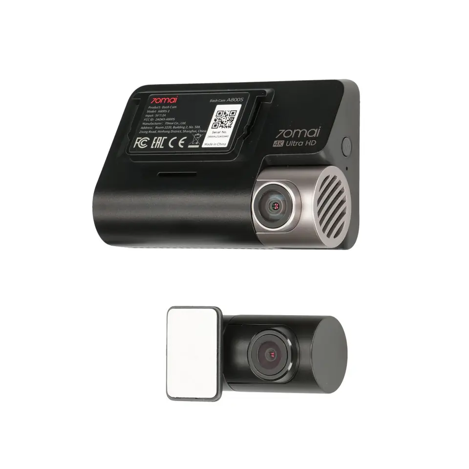 XIAOMI 70MAI DASH CAM A800S 4K GPS + REAR CAM MIDRIVE A800S-1 w sklepie Wasserman.eu