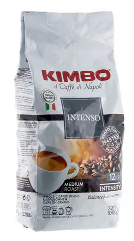 ⁨Kawa Kimbo Aroma Intenso 1 kg, Ziarnista⁩ w sklepie Wasserman.eu
