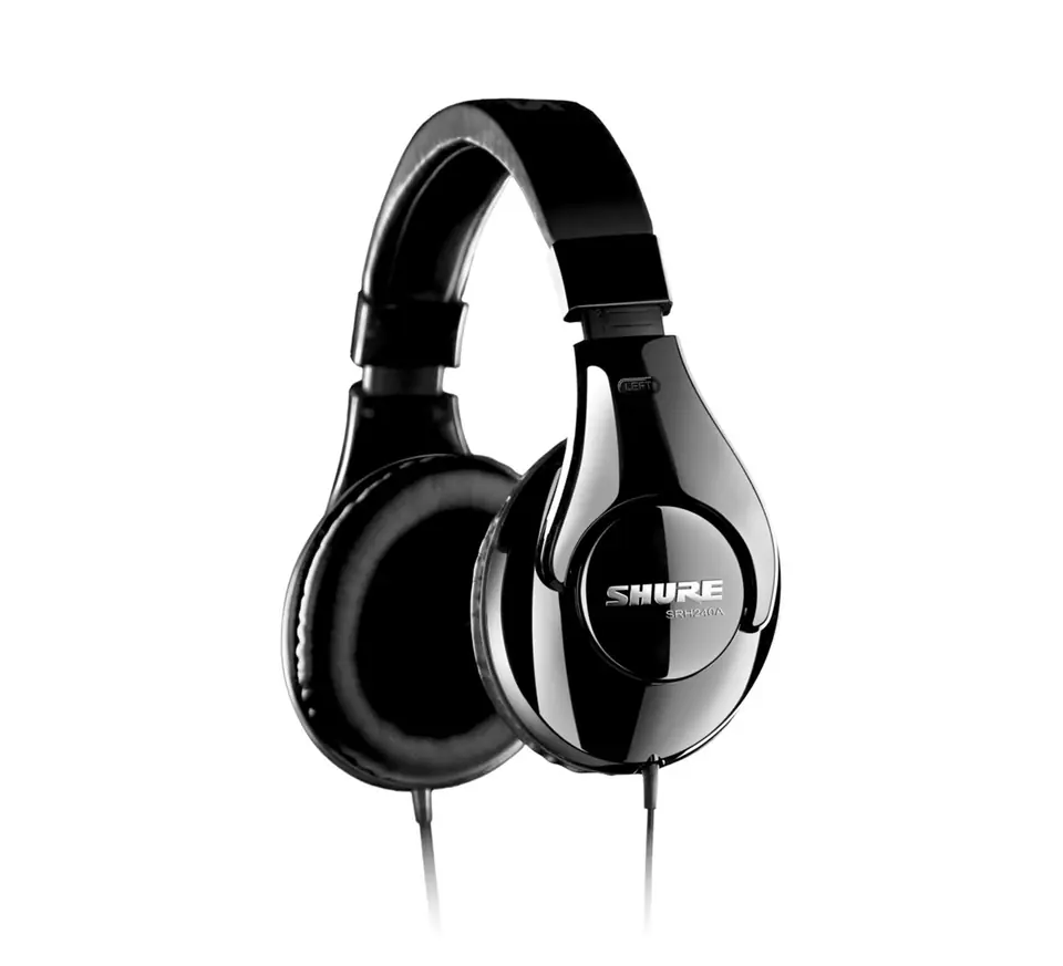 ⁨Shure SRH240A-EFS Headphones Wired Black⁩ at Wasserman.eu