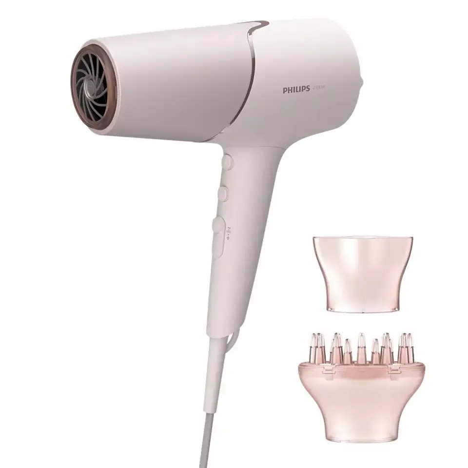 ⁨Philips 5000 series BHD530/00 hair dryer 2300 W Pink, White⁩ at Wasserman.eu