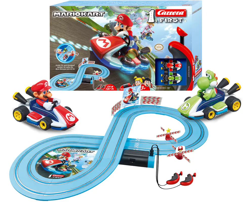 ⁨Carrera First 20063026 Nintendo Mario Kart™ - Mario and Yoshi 2,4m⁩ at Wasserman.eu