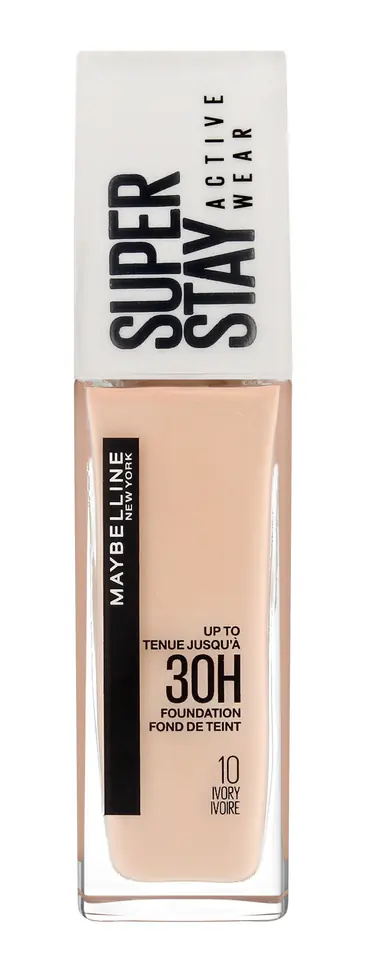 ⁨Maybelline Super Stay Active Wear 30H Long-lasting foundation nr 10 Ivory 30ml⁩ at Wasserman.eu