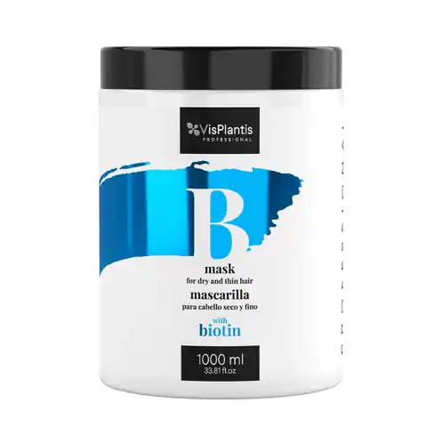 ⁨Vis Plantis Professional Mask for dry and fine hair with Biotin 1000ml⁩ at Wasserman.eu