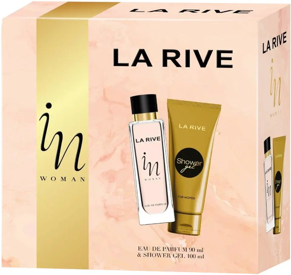 ⁨La Rive for Woman Zestaw prezentowy In Woman (woda perfumowana 90ml+żel pod prysznic 100ml)⁩ w sklepie Wasserman.eu