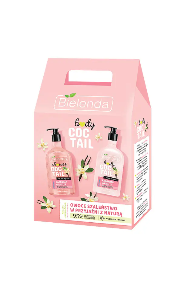 ⁨Bielenda Body Coctail Gift Set (Body Lotion 400ml + Shower Gel 400ml)⁩ at Wasserman.eu