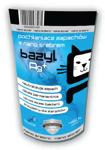 ⁨BAZYL Ag+ Geruchsabsorber 450g⁩ im Wasserman.eu