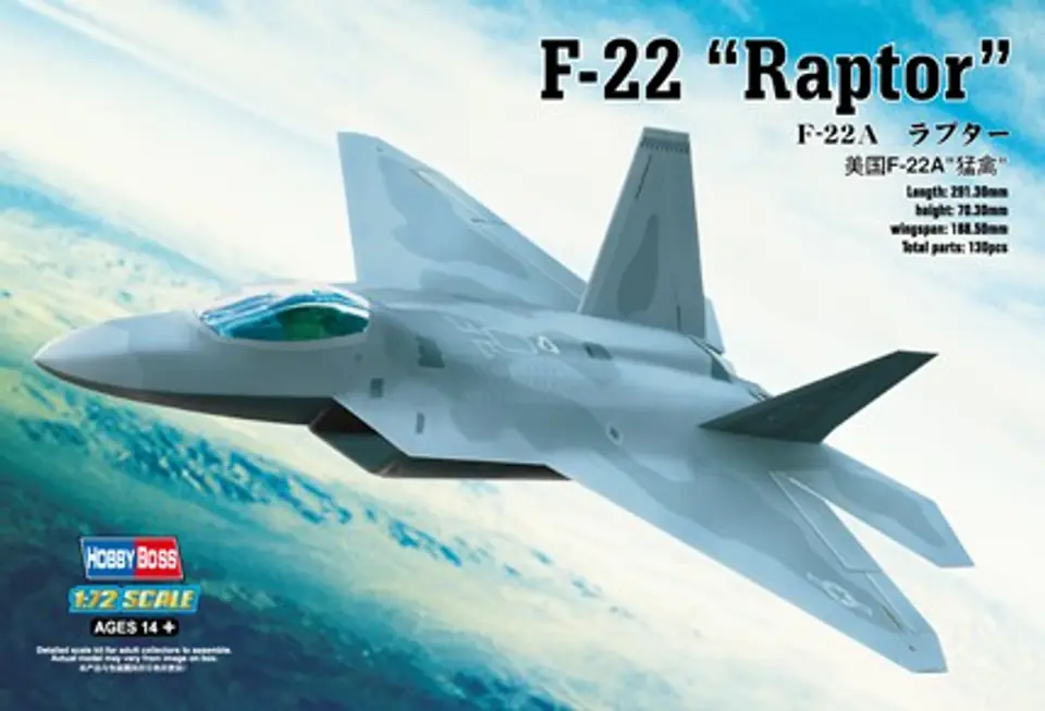 ⁨Model plastikowy F-22A Raptor⁩ w sklepie Wasserman.eu