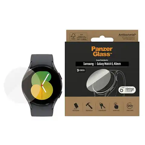 ⁨PanzerGlass Galaxy Watch Classic 5 40mm Screen Protection Antibacterial 3674⁩ w sklepie Wasserman.eu