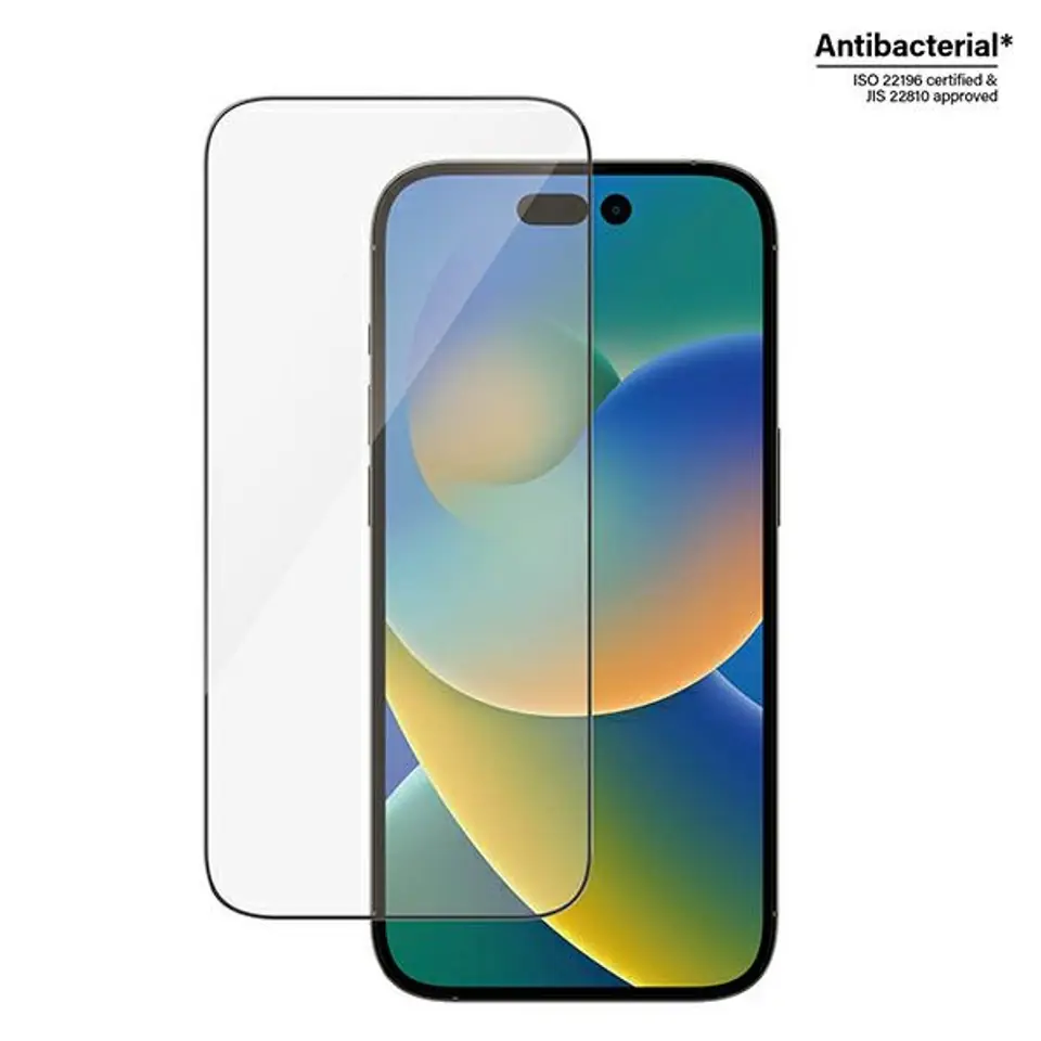 ⁨PanzerGlass Ultra-Wide Fit iPhone 14 Pro 6,1" Screen Protection Antibacterial Easy Aligner Included 2784⁩ at Wasserman.eu