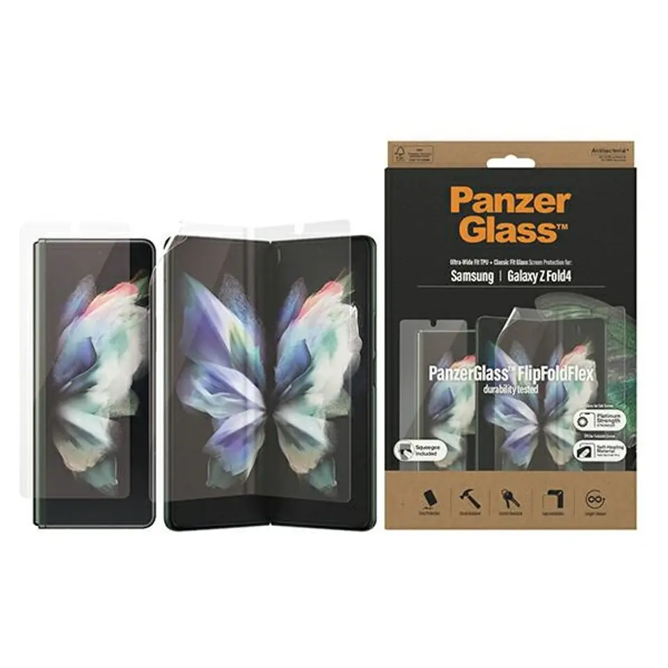 ⁨PanzerGlass Ultra-Wide Galaxy Z Fold4 Screen Protection Antibacerial + Classic Fit 7311⁩ w sklepie Wasserman.eu