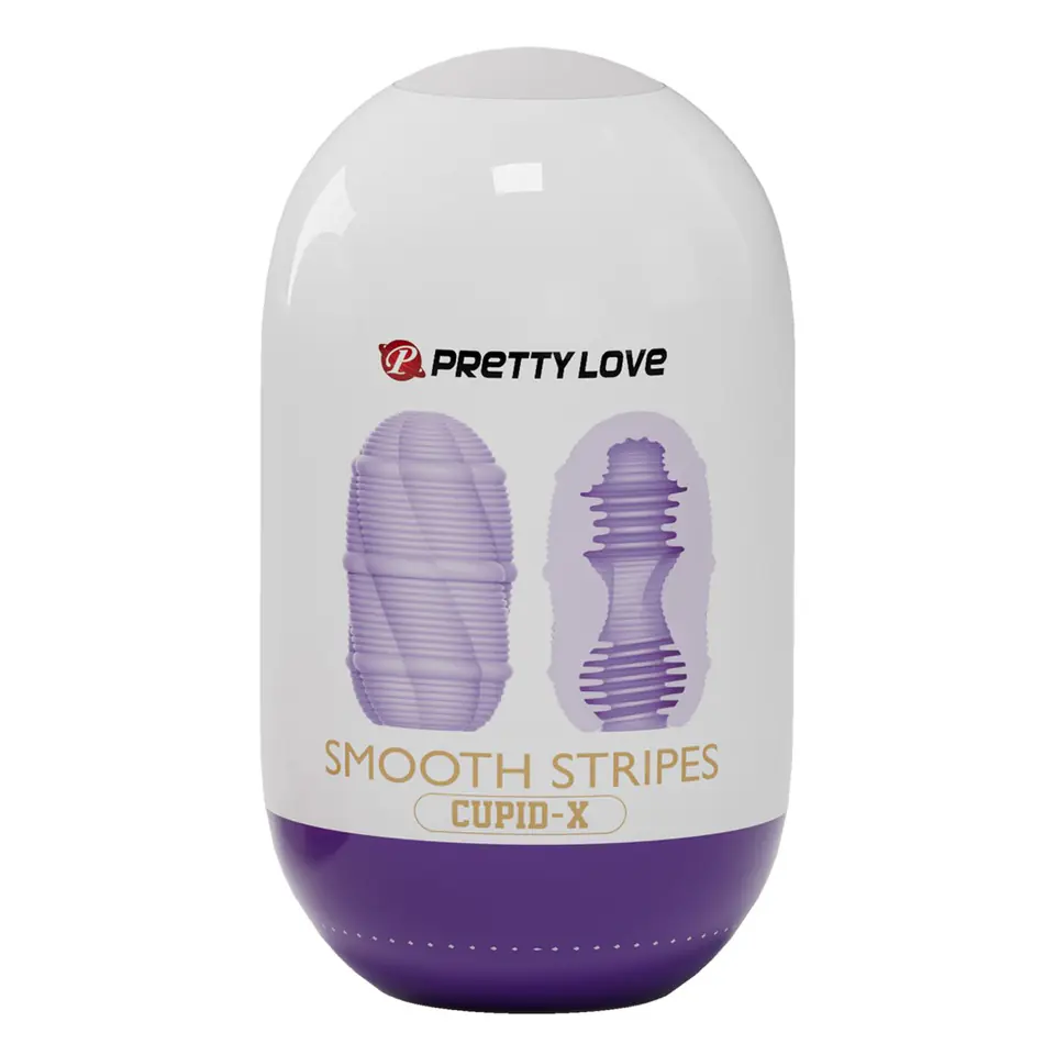 ⁨MASTURBATOR PRETTY LOVE – CUPID-X SMOOTH STRIPES⁩ w sklepie Wasserman.eu