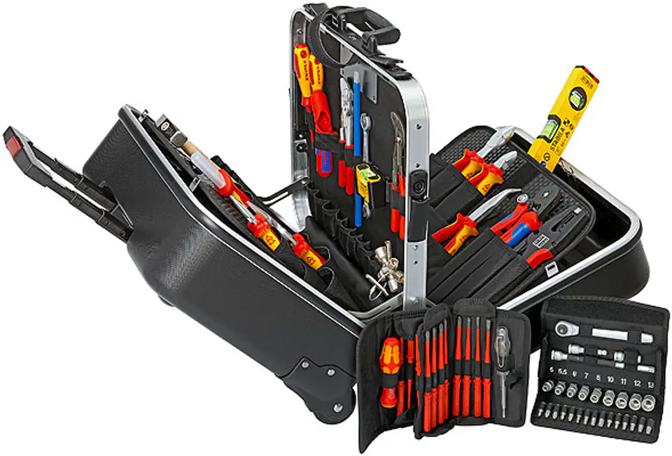 ⁨TOOL CASE 'BIG TWIN MOVE' FOR ELECTRICIANS 63-PIECES⁩ at Wasserman.eu