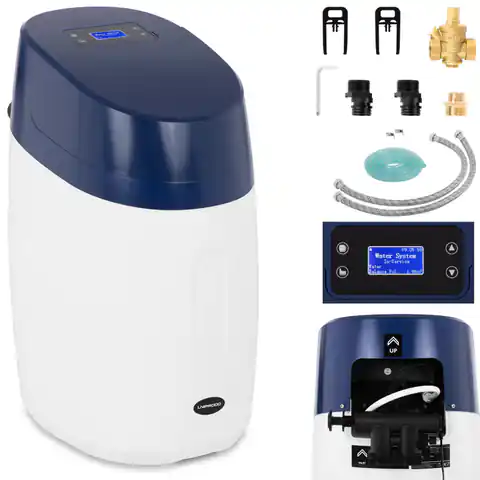 ⁨Softener water softening station automatic for 2-4 people 12.5 l resin 18 W⁩ at Wasserman.eu