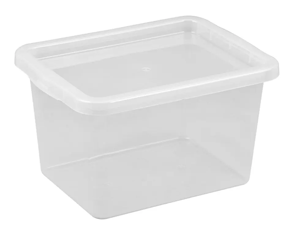 POJEMNIK DO PRZECHOWYWANIA Z POKRYWĄ BASIC 15L. w sklepie Wasserman.eu