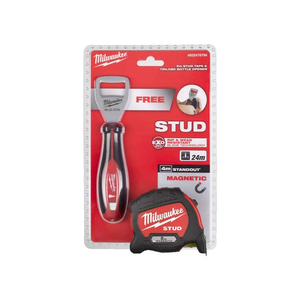 TAŚMA MIERNICZA STUD 2-5M MAGNETIC + OTWIERACZ TRI LOBE w sklepie Wasserman.eu