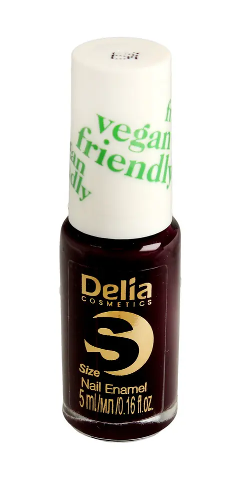 ⁨Delia Cosmetics Vegan Friendly Emalia do paznokci Size S nr 225 Black Berry 5ml⁩ w sklepie Wasserman.eu