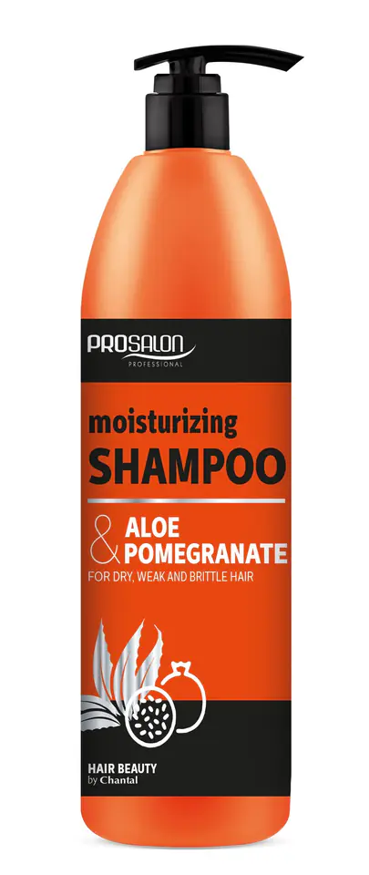⁨CHANTAL ProSalon Aloe & Pomegranate Moisturizing shampoo for dry, weak and brittle hair 1000g⁩ at Wasserman.eu