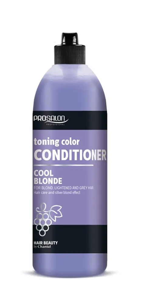 ⁨CHANTAL ProSalon Cool Blonde Tone Conditioner for blonde, bleached & grey hair 500g⁩ at Wasserman.eu