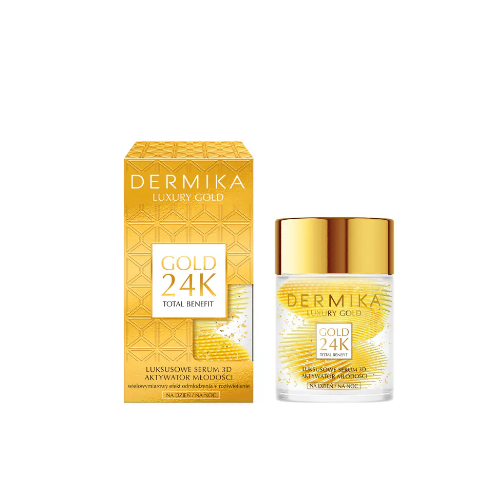 ⁨DERM LUXURY GOLD Serum 3D⁩ w sklepie Wasserman.eu