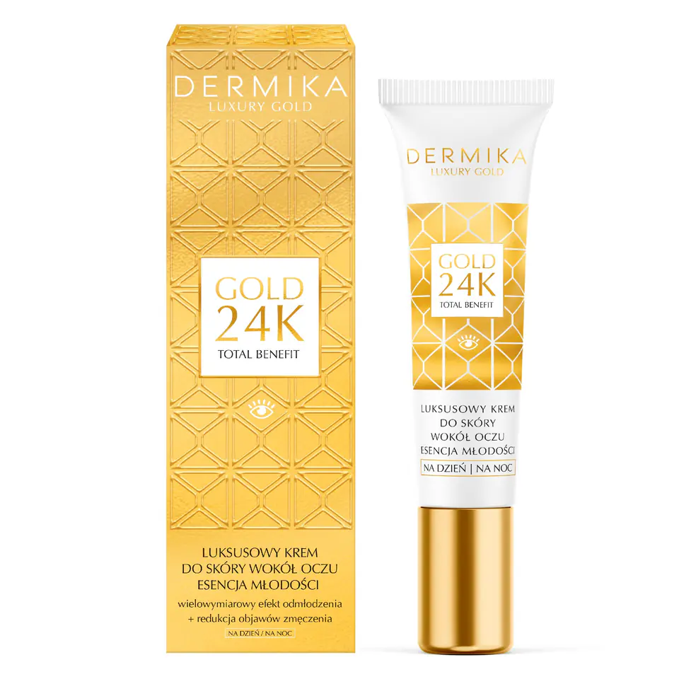 ⁨DERM LUXURY GOLD Krem pod oczy⁩ w sklepie Wasserman.eu