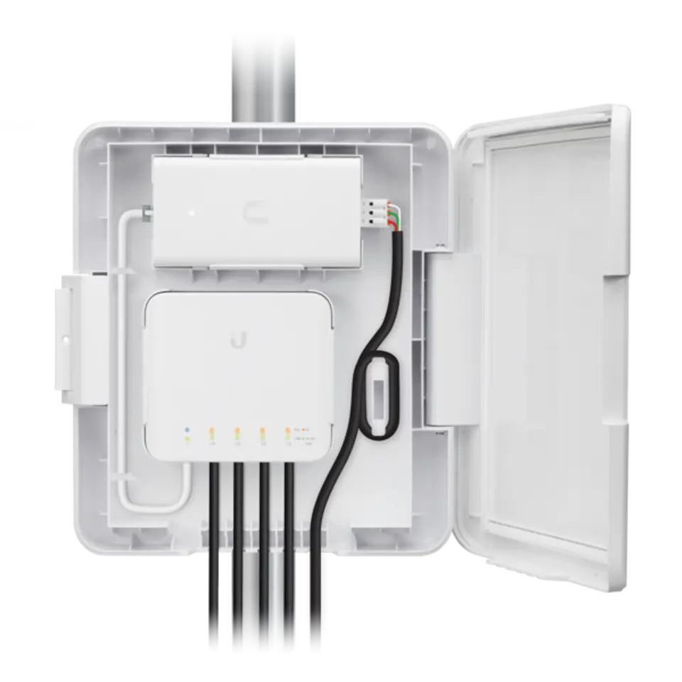 ⁨UBIQUITI USW-FLEX-UTILITY USW-FLEX SWITCH ADAPTER KIT FOR STREET LIGHT POLE APPLICATIONS⁩ w sklepie Wasserman.eu