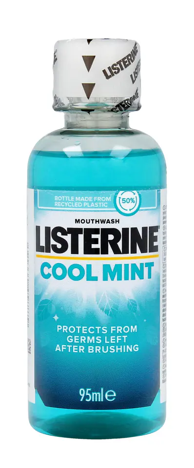 ⁨Listerine Coolmint Płyn do płukania jamy ustnej 95ml⁩ w sklepie Wasserman.eu
