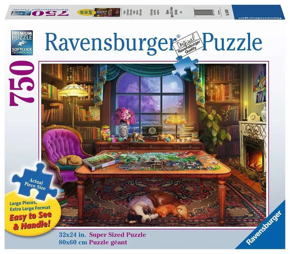 ⁨Puzzle 2D for seniors: Fans puzzle room 750 elements⁩ at Wasserman.eu