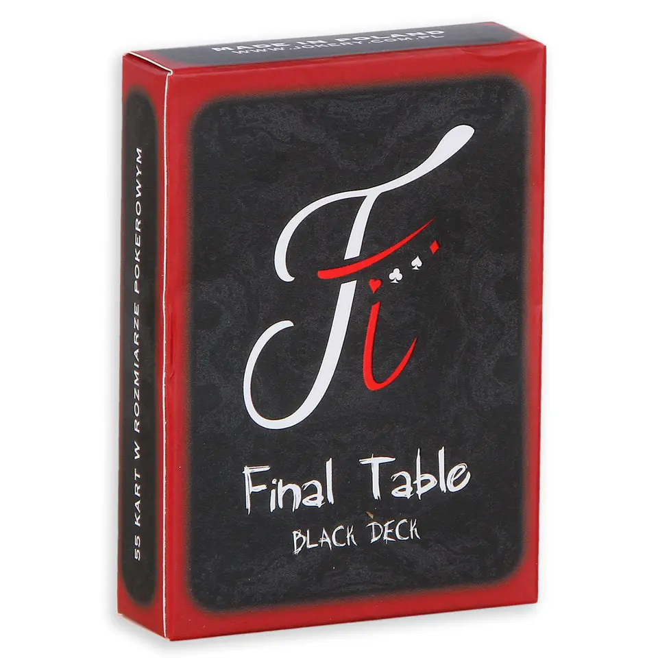 ⁨Karty Final Table- Black Deck⁩ w sklepie Wasserman.eu