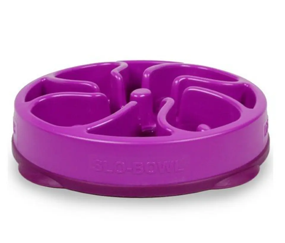 ⁨FUN FEEDER Miska plastikowa spowalniająca jedzenie MINI/MEDIUM fiolet [51005]⁩ w sklepie Wasserman.eu