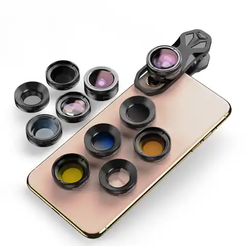 ⁨Apexel obiektywy i filtry do smartfona 11w1 DG11⁩ w sklepie Wasserman.eu