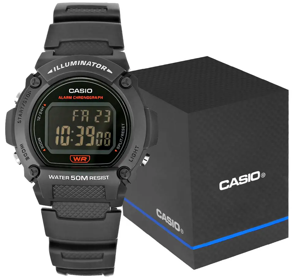Zegarek Męski CASIO W-219H-8BVEF + BOX w sklepie Wasserman.eu