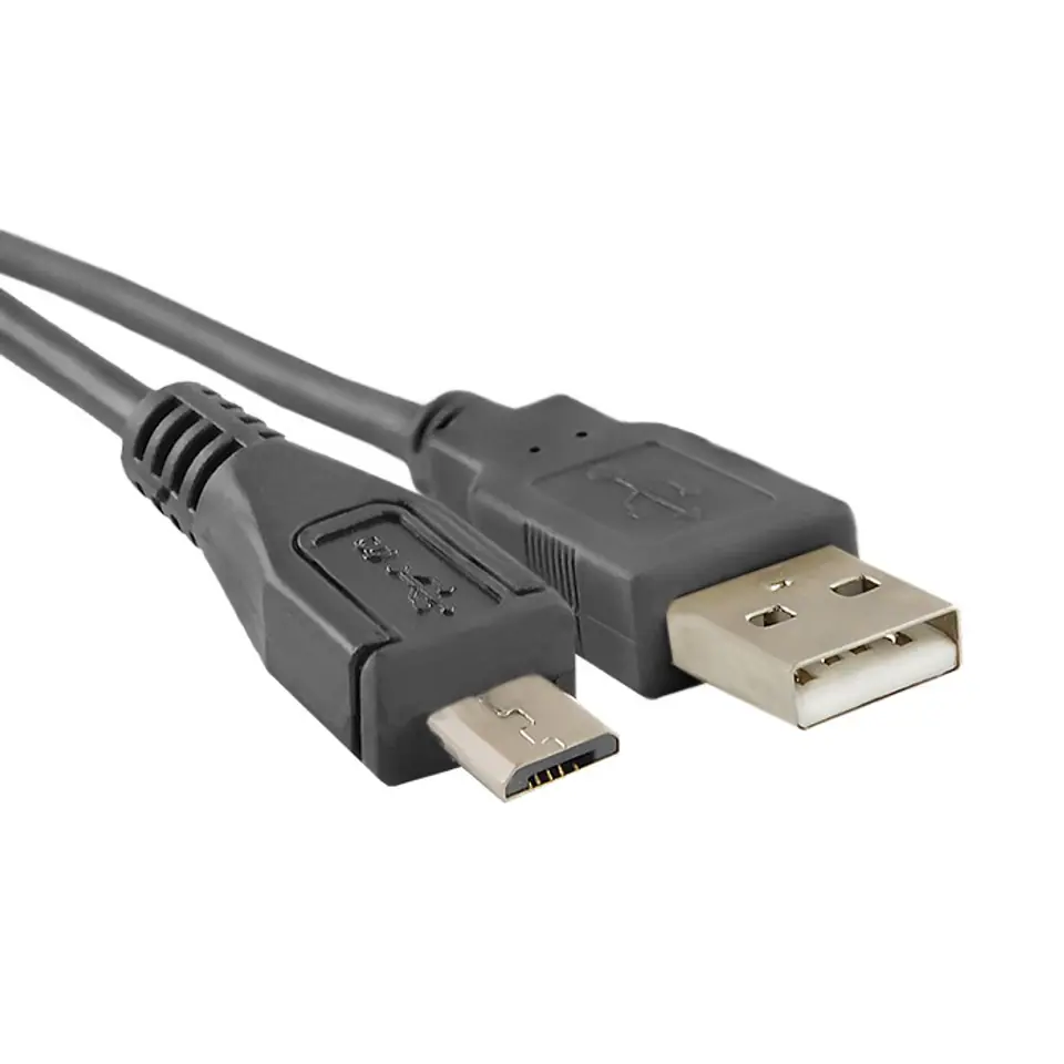 ⁨Qoltec Kabel USB A męski Micro USB B męski 1.8m⁩ w sklepie Wasserman.eu