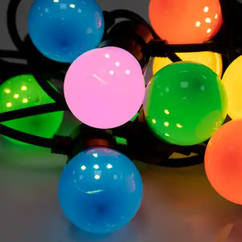 ⁨Rebel outdoor Christmas lights multicolored - balls⁩ at Wasserman.eu