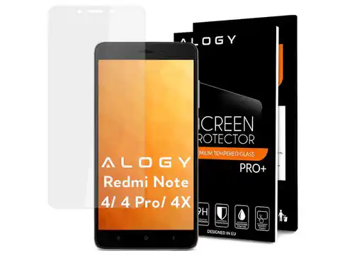 ⁨Szkło hartowane Alogy na ekran do Xiaomi Redmi Note 4/ Note 4 Pro/ Note 4x⁩ w sklepie Wasserman.eu