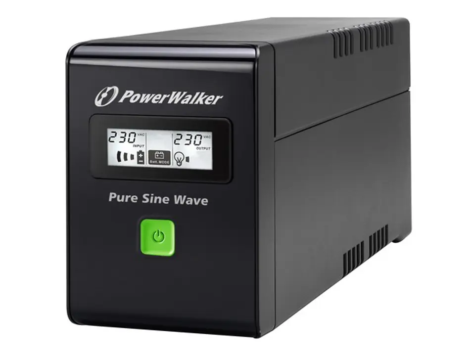 ⁨PowerWalker VI 800 SW FR Line-Interactive 0.8 kVA 480 W 2 AC outlet(s)⁩ at Wasserman.eu