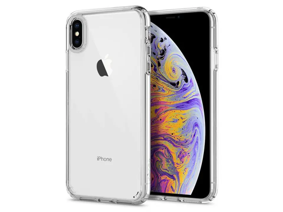 ⁨Etui Spigen Ultra Hybrid Apple iPhone Xs Max Crystal Clear⁩ w sklepie Wasserman.eu