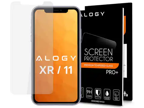 ⁨Szkło hartowane Alogy na ekran do Apple iPhone XR / iPhone 11⁩ w sklepie Wasserman.eu