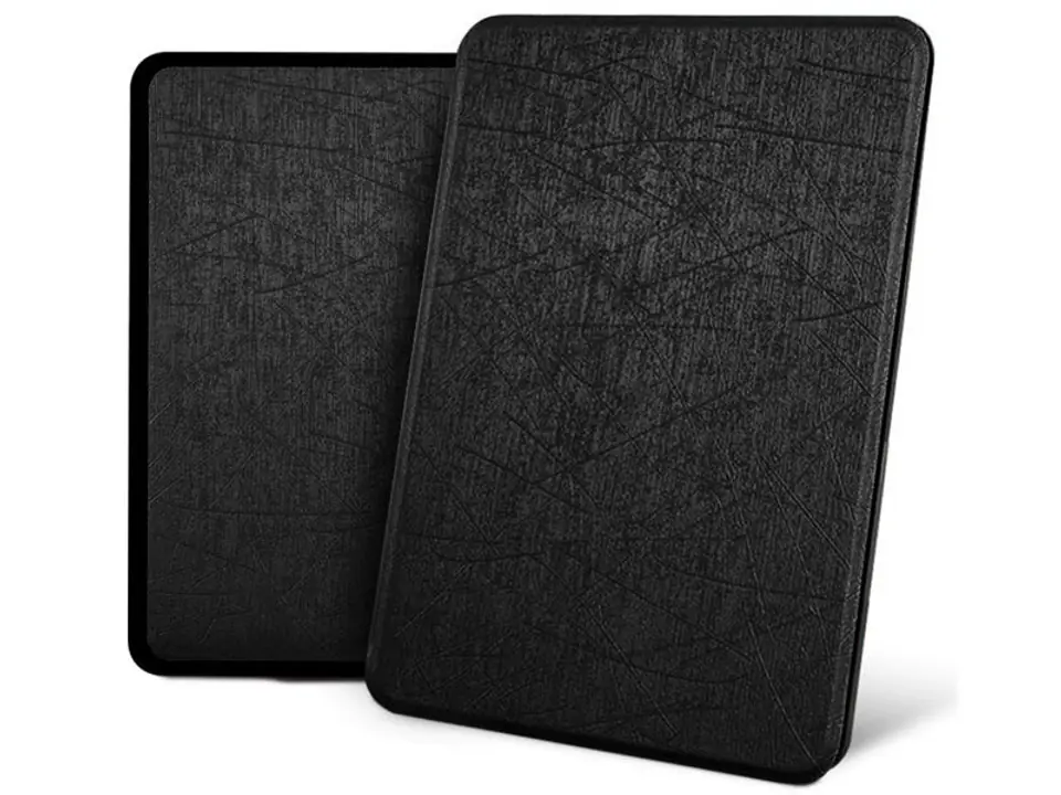 ⁨Alogy Leather Smart Case for Kindle Paperwhite 4 black glossy⁩ at Wasserman.eu