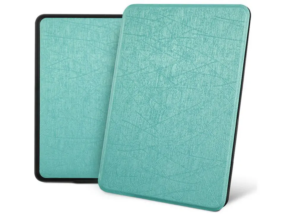 ⁨Etui Alogy Leather Smart Case do Kindle Paperwhite 4 niebieskie z połyskiem⁩ w sklepie Wasserman.eu