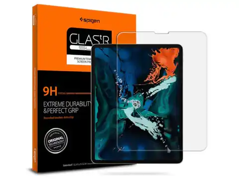 ⁨Spigen Glas.tR Slim szkło do Apple iPad Pro 12.9" 2018/ 2020/ 2021⁩ w sklepie Wasserman.eu