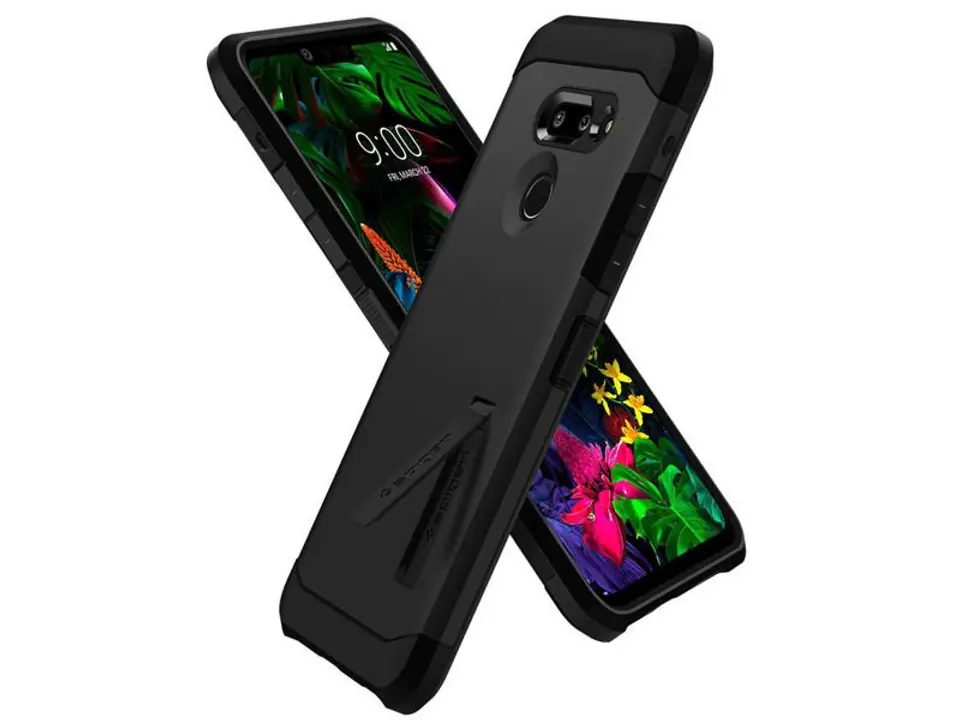 ⁨Spigen Tough Armor Case for LG G8 ThinQ Black⁩ at Wasserman.eu