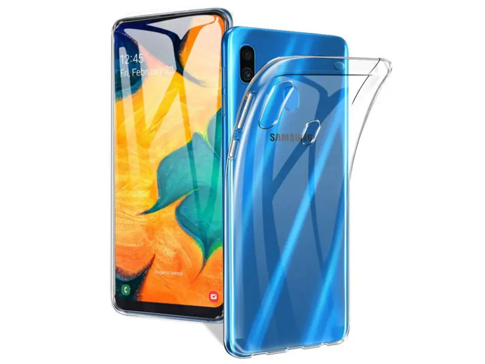 ⁨Silicone case Alogy case for Samsung Galaxy A30/ A20/ M10S transparent⁩ at Wasserman.eu