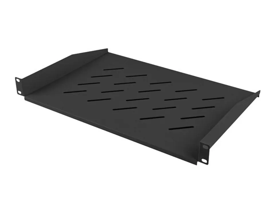 Shelf for cabinets 19 '' 450/600/800/1000 mm 1U 483x315mm black at Wasserman.eu
