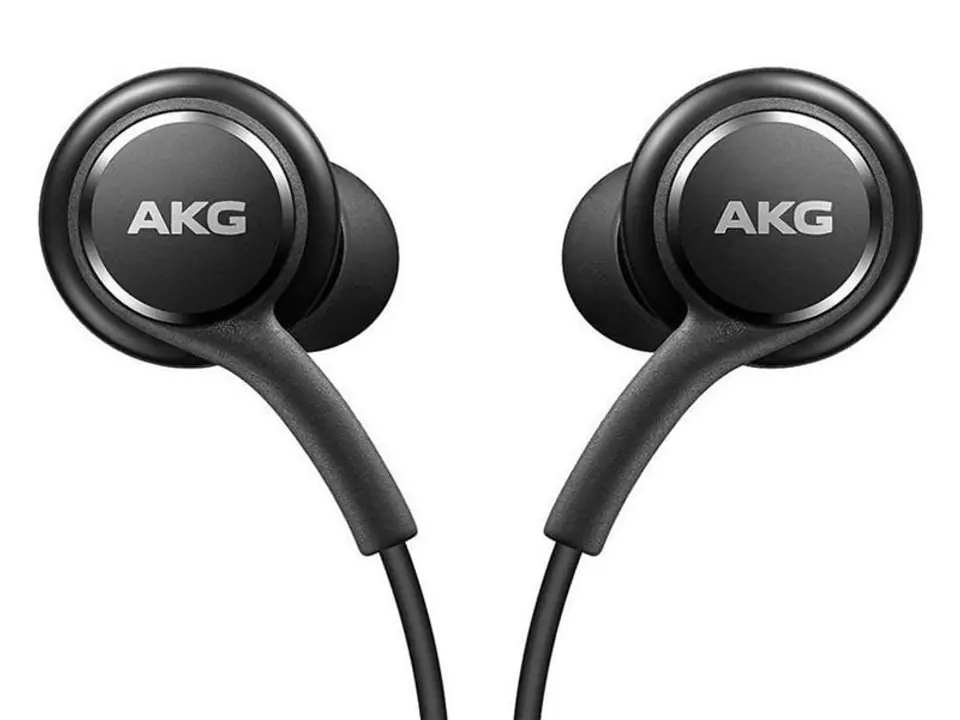 ⁨Słuchawki douszne Samsung AKG by harman EO-IG955-HF 3.5mm s10 czarne⁩ w sklepie Wasserman.eu